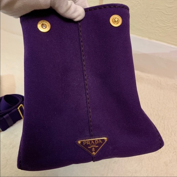 Rare purple Prada tote - Picture 5 of 9